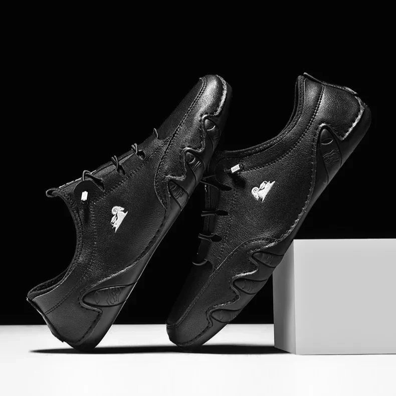 Mocassim Masculino Confortável de Couro Sintético