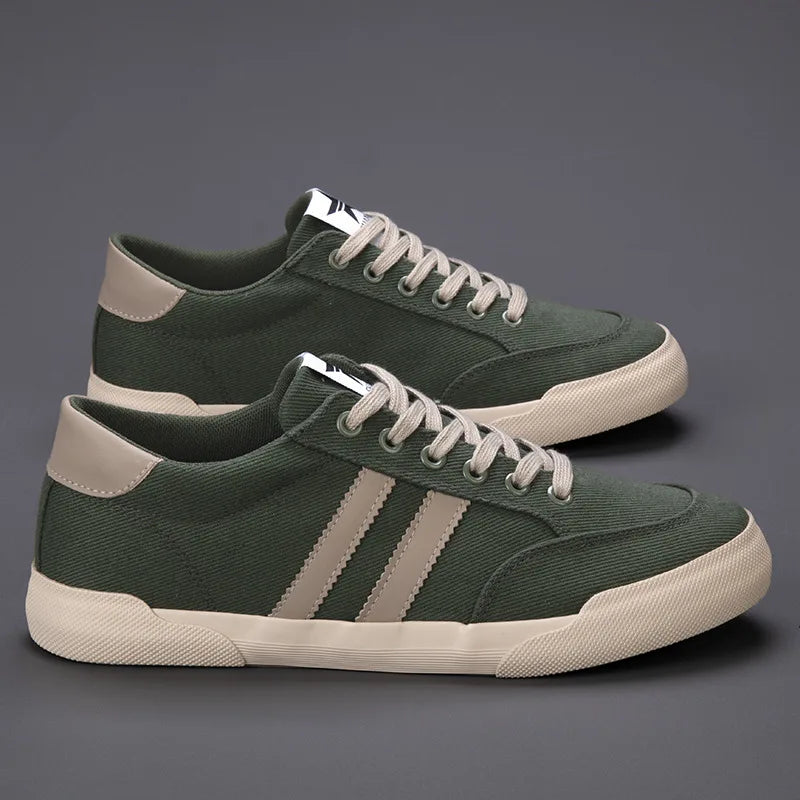 Tênis Masculino Casual de Lona de Algodão
