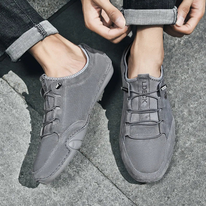Mocassim Masculino Confortável de Couro Sintético
