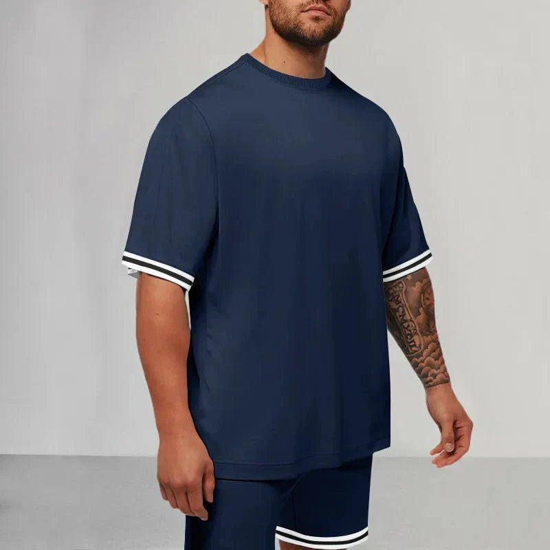 Conjunto Masculino Casual - Bermuda e Camiseta