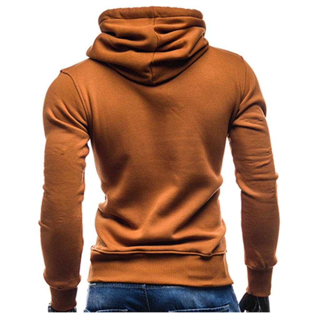 Moletom Masculino Gola Alta Com Capuz