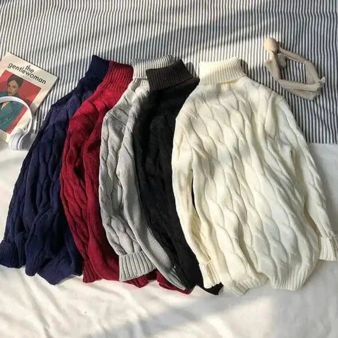 Suéter Masculino de Gola Alta - Elegância e Conforto