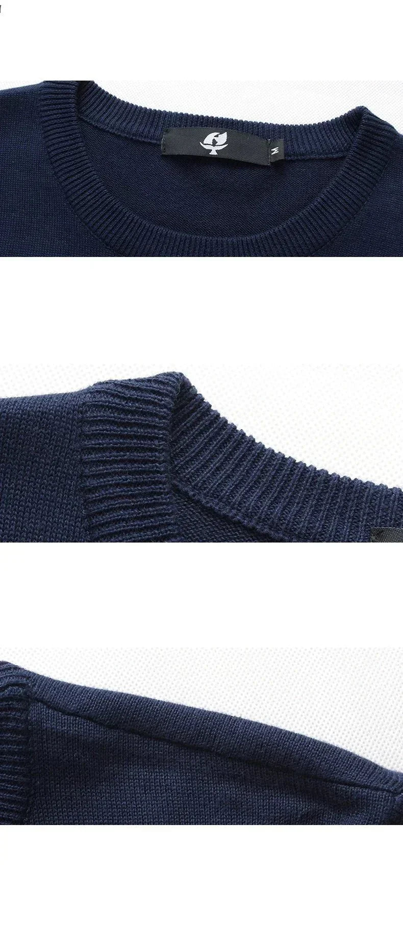 Suéter Masculino Listrado Slim Fit