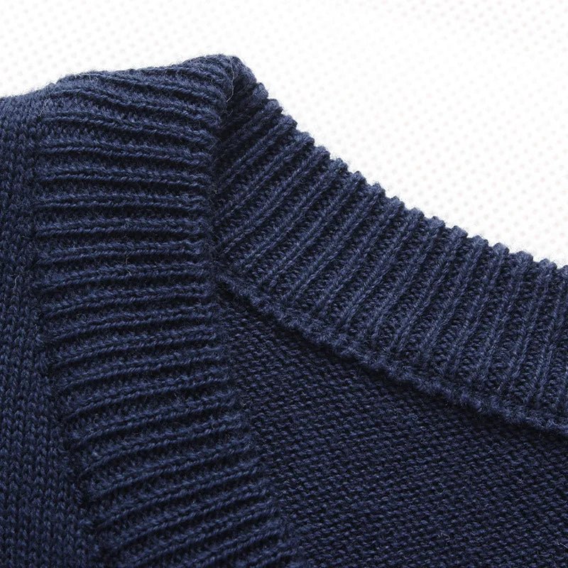 Suéter Masculino Listrado Slim Fit