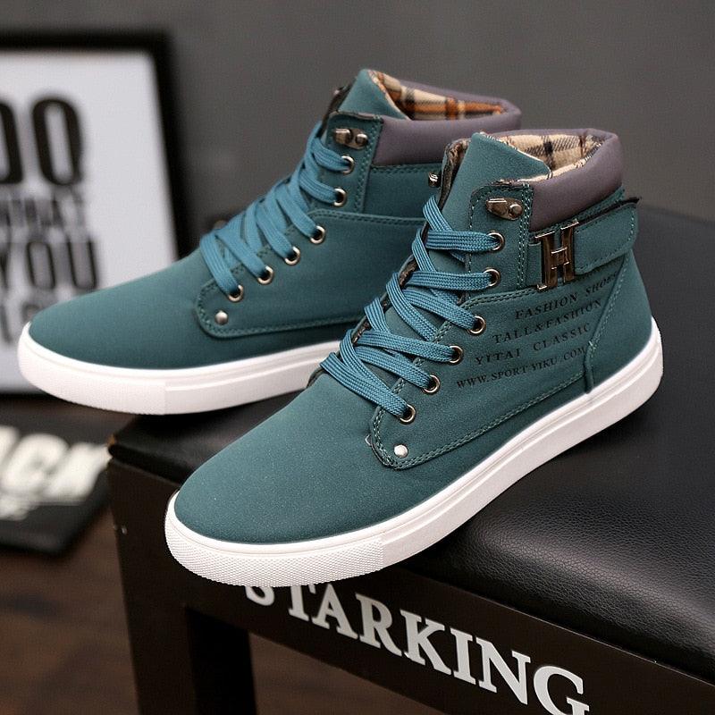 Tênis Masculino Cano Alto - Conforto e Estilo Urbano