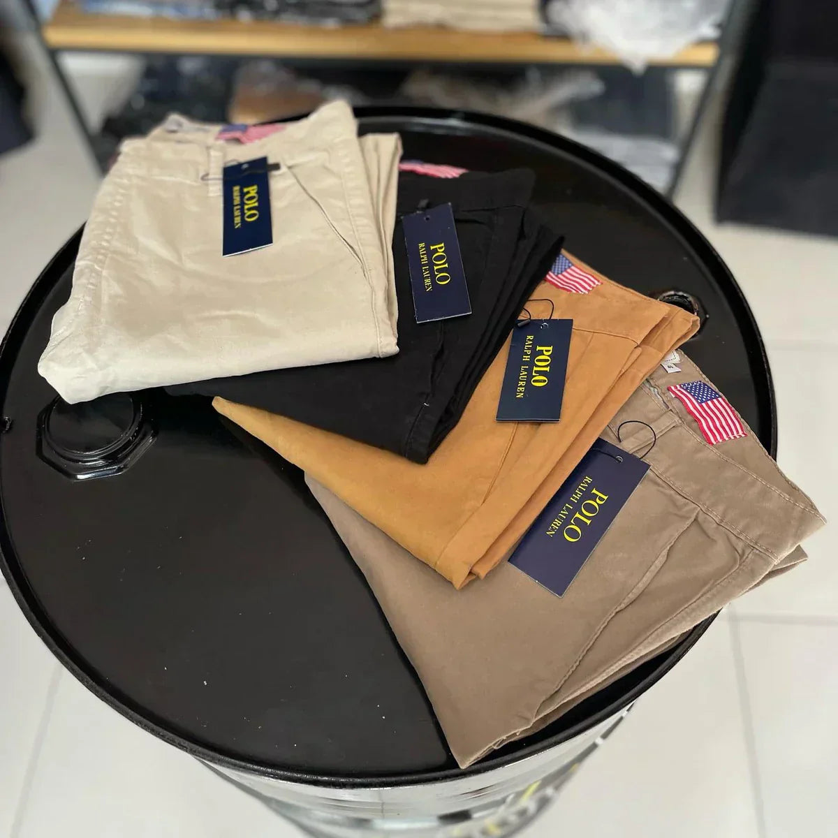 Super Combo RL – 5 Bermudas Masculinas em Sarja | Oferta Limitada (PREÇO DE ATACADO)