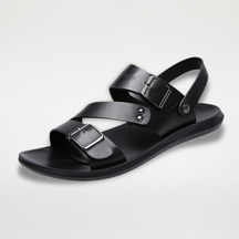 Sandália de Couro Confortável Masculina