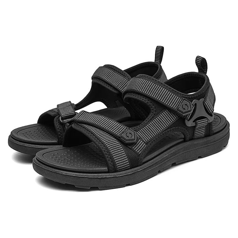 Sandália Masculina Antiderrapante com Fechamento em Velcro