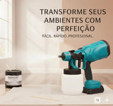 Pistola De Pulverização Elétrica Sem Fio | SprayGo Pro (Pote 1,5L) + Tinta EASYCOAT PRO