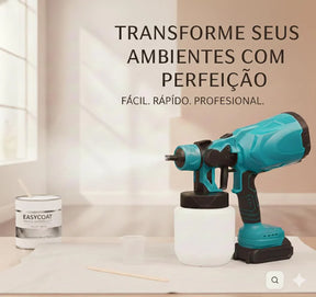 Pistola De Pulverização Elétrica Sem Fio | SprayGo Pro (Pote 1,5L) + Tinta EASYCOAT PRO
