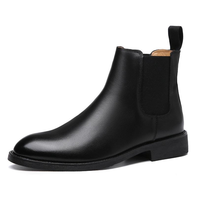 Bota Masculina de Couro Elegance - Conforto e Estilo para o Inverno
