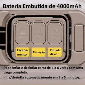 🔥Colchão Inflável Queen Casal Cama De Campanha Bomba Inflável Com Bateria De Lítio Integrada JOYFOX - Oferta limitada!🔥