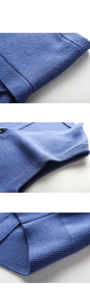 Colete de Malha de Lã Masculino - Elegância e Conforto