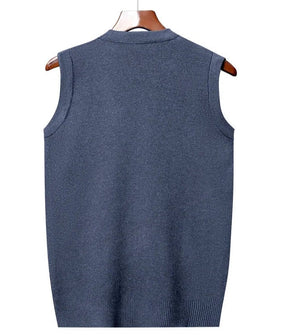 Colete Xadrez Masculino de Lã - Estilo e Conforto