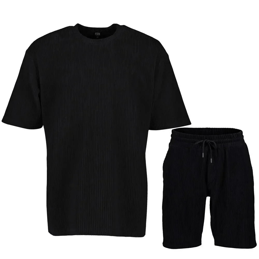 Conjunto Masculino Casual Bermuda e Camiseta