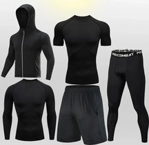 Conjunto Masculino Esportivo de Compressão - 5 Peças