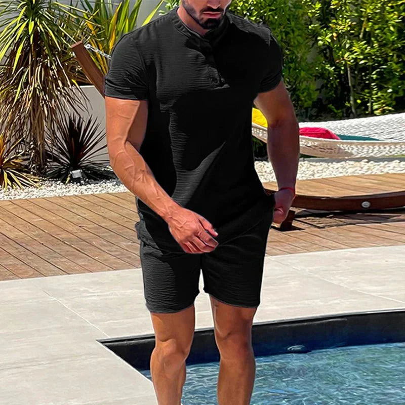 Conjunto Masculino Verão - Bermuda e Camiseta