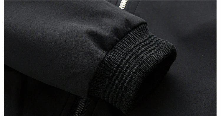 Jaqueta Bomber Masculina com Zíper Plus Size - Estilo e Conforto