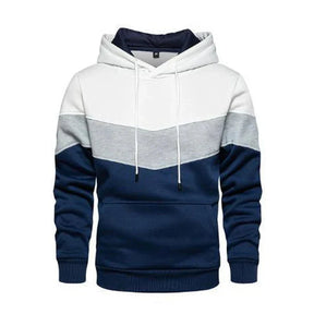 Moletom Masculino Listrado com Capuz - Estilo Streetwear Casual
