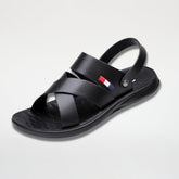 Sandália Masculina de Couro Antiderrapante