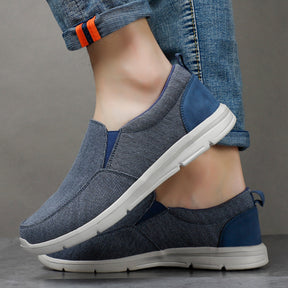 Sapato Slip-On Masculino de Lona - Verão Confortável