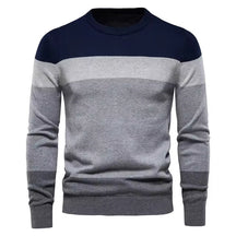 Suéter Masculino Listrado Slim Fit